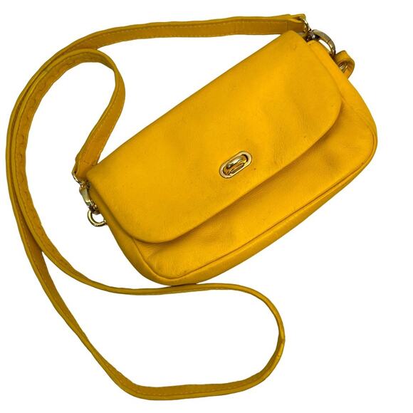 Henri Bendel Mini Crossbody Mustard Color - Picture 1 of 16